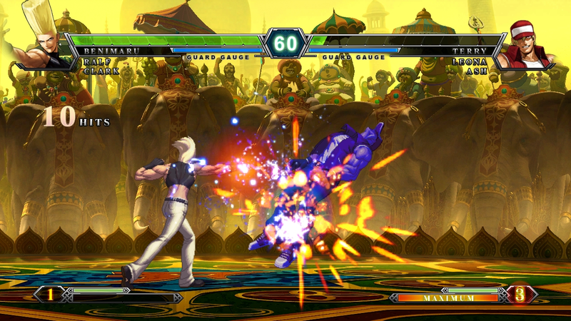 Illustration for article titled The First King of Fighters XIII Screen Shots Bust Out
